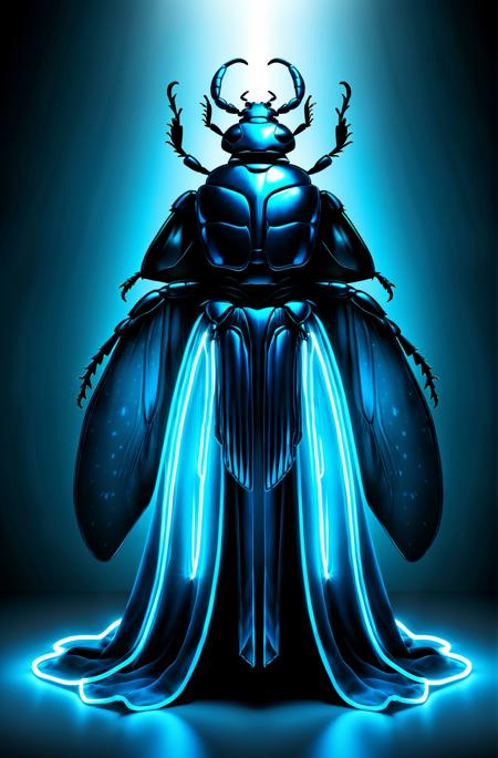 04734-4119860378-Beetle glowing neon blue gown, Realistic style.png